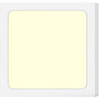 LED Downlight Pro Vierkant 18W - Warm Wit 3000K - Mat Wit Kunststof - thumbnail