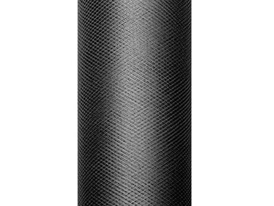 Rol Tule Zwart (9m x 0.3m)