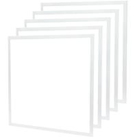 LED Paneel 60x60 5 Pack - Aigi Limno Slim - Helder/Koud Wit 6500K - 32W - Smart LED - Slimme LED - Dimbaar - Inbouw Vierkant - Mat Wit - Flikkervrij - thumbnail