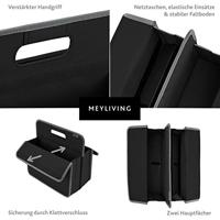 Meyliving A100573 Vouwbox Vouwbaar (l x b x h) 37 x 36 x 4.5 cm Zwart 1 stuk(s) - thumbnail