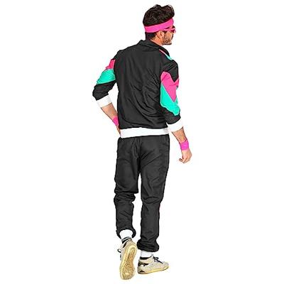 Disco Trainingspak Jaren 80 Zwart