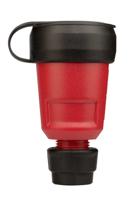 ABL contra stekker RA 2P 3X2,5 mm Rood zwart - thumbnail