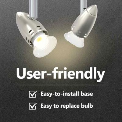 VidaXL Plafondspot met schijnwerpers nikkel 27 x 10 x 12 cm metaal