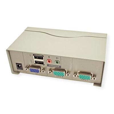 CS72U - KVM-schakelaar - USB - 2 x KVM port(s) - 1 lokale gebruiker - desktop CS72U - KVM-schakelaar - USB - 2 x KVM port(s) - 1 lokale gebruiker - desktop