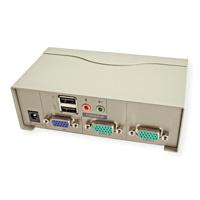 CS72U - KVM-schakelaar - USB - 2 x KVM port(s) - 1 lokale gebruiker - desktop - thumbnail