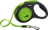 Flexi rollijn new neon tape zwart / groen - thumbnail
