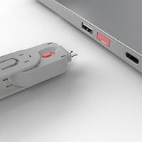 LINDY USB-A-poortslot USB-Lock + Key Set van 4 stuks Roze Incl. 1 sleutel 40450 - thumbnail