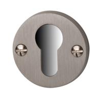 Hardbrass Tonda cilinderrozetten - mat nikkel - thumbnail