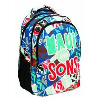 Maui & Sons rugzak junior 30 liter 32 x 45 cm polyester zwart - thumbnail