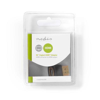 Nedis HDMI-Adapter | HDMI | HDMI Female | 90° Gehoekt | 1 stuks - CVGB34901BK CVGB34901BK