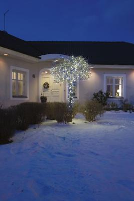 Konstsmide 3615-800 Micro-lichtketting Buiten Energielabel: G (A - G) werkt op het lichtnet Aantal lampen 120 LED Barnsteen Verlichte lengte: 19.04 m