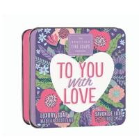 Scottish Fine Soaps Soap in a Tin Sweet Hearts To You With Love 100gr - thumbnail