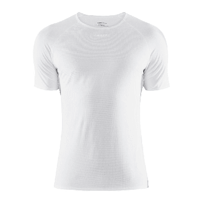 Craft Pro Dry Nanoweight SS Heren Hemd White S Craft Pro Dry Nanoweight SS Heren Hemd White S