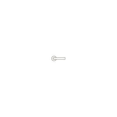 Gatdeel Jura met ronde minimalistische rozet, zelfklevend, ø30mm rvs