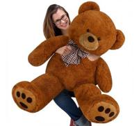 Monzana Knuffelbeer Pluche 100cm Bruin - thumbnail