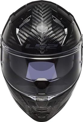 LS2 integraalhelm "ff811 vector ii carbon solid" helmet ff811 vect. ii solid bl.carbon 3xl