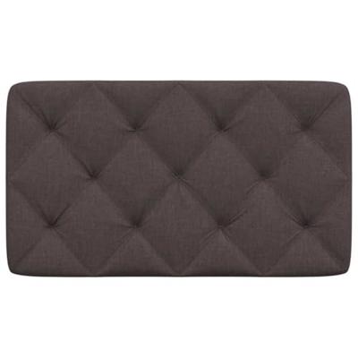 Hoofdbordkussen 90 cm stof donkerbruin Hoofdbordkussen 90 cm stof donkerbruin