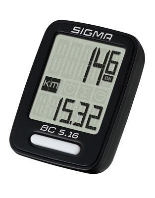 Sigma BC 9,16 Kilometerteller 9 functies - Zwart Sigma BC 9,16 Kilometerteller 9 functies - Zwart