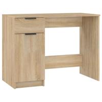 Bureau 100x50x75 cm bewerkt hout sonoma eikenkleurig - thumbnail