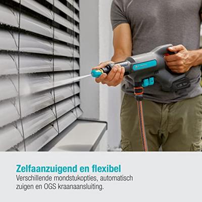 Gardena hogedrukreiniger aquaclean 18v set