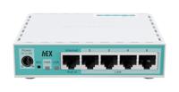 Mikrotik - hEX 5 poort Gigabit 512Mb RAM Router (E50UG) - thumbnail
