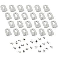 Hammond Electronics 1557FOOTGY-24 Montagevoet ABS Grijs 24 stuk(s) - thumbnail