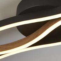 Searchlight Strakke led plafondlampBloom - 32103-1BK - thumbnail
