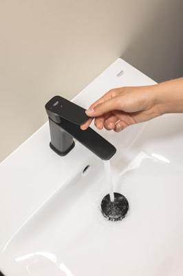 Wastafelmengkraan GROHE Dice S-Size Es Push Open Mat Zwart