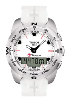 Horlogeband Tissot T0134201701100A / T610027566 Rubber Wit 21mm - thumbnail