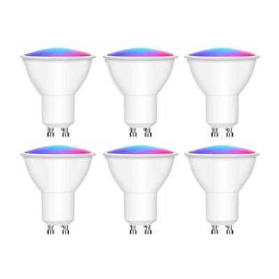 Zigbee LED spot RGBWW GU10 fitting - 5 Watt - Voordeelset van 6