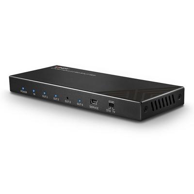 LINDY 38236 4 poorten HDMI-splitter 3840 x 2160 Pixel Zwart