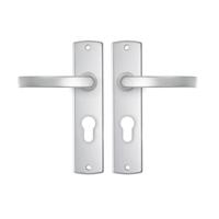 AXA | Binnendeurbeslag | Curve kruk | Blok | PC55 | Aluminium - thumbnail