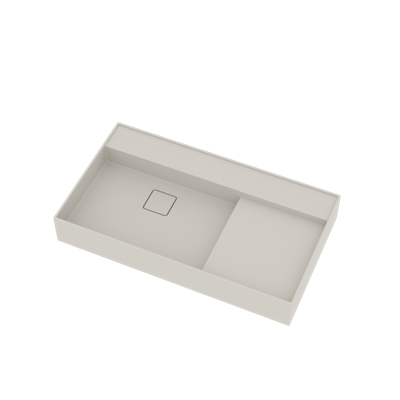 Opbouw Waskom Ideavit Solidbliss 80x45x12 cm Solid Surface Mat Wit Opbouw Waskom Ideavit Solidbliss 80x45x12 cm Solid Surface Mat Wit