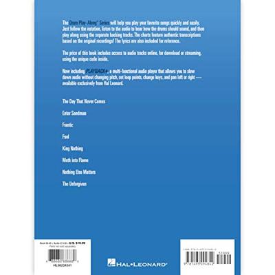 Hal Leonard Drum Play-Along Metallica 1991-2016 drumboek