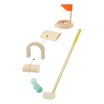 Houten Midget Golfset, 8dlg.