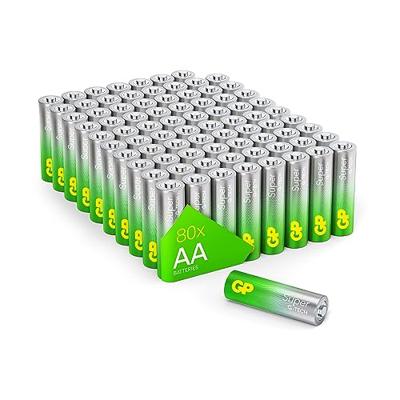 GP GP15A-80 Super G-Tech 1.5V AA Alkaline batterijen (80 stuks) - thumbnail