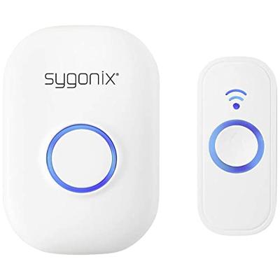 Sygonix SY-5225386 Complete set voor Draadloze deurbel Met flitslicht Sygonix SY-5225386 Complete set voor Draadloze deurbel Met flitslicht