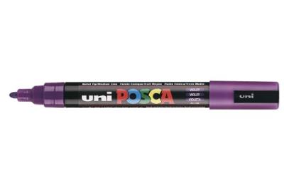 Paintmarker uni posca pc5m m paars | 6 stuks
