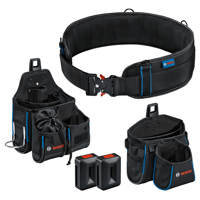 Bosch Professional Kit belt 108, GWT 2, GWT 4, 2x holder 1600A0265R Doe-het-zelver, Handwerker Gereedschapstas set leeg - thumbnail