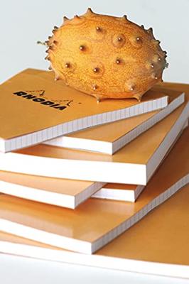 Schrijfblok rhodia a6 lijn 80vel 80gr oranje | 10 stuks