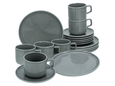 Creatable Serviesset Chef Collection (18-delig koffieservies, Grijs) Creatable Serviesset Chef Collection (18-delig koffieservies, Grijs)