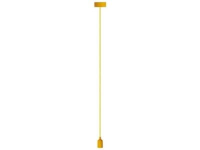 Design lamphouder met textielkabel geel Velleman - Velleman Design lamphouder met textielkabel geel Velleman - Velleman