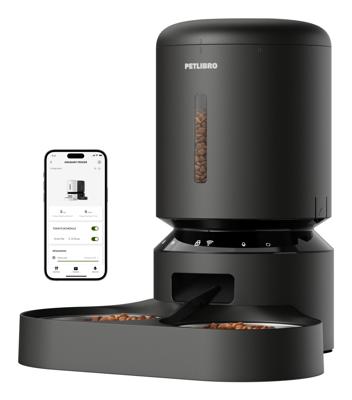 Petlibro Granary Dubbele automatische Voerbak met WiFi 5L Zwart