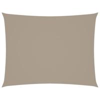 VidaXL Zonnescherm rechthoekig 3x4,5 m oxford stof taupe - thumbnail