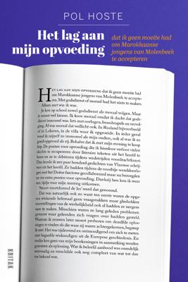 Het lag aan mijn opvoeding - Pol Hoste - ebook