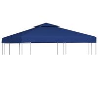 VidaXL Vervangend tentdoek prieel 310 g/m² 3x3 m donkerblauw - thumbnail