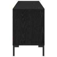 TV-kast Zwart eiken 150 x 30 x 44.5 cm Bewerkt hout - thumbnail
