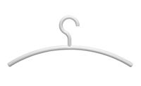 Kledinghanger maul acryl 460x190mm wit 5 stuks - thumbnail