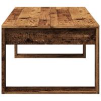 Salontafel 102x50x35 cm bewerkt hout oude houtkleurig - thumbnail