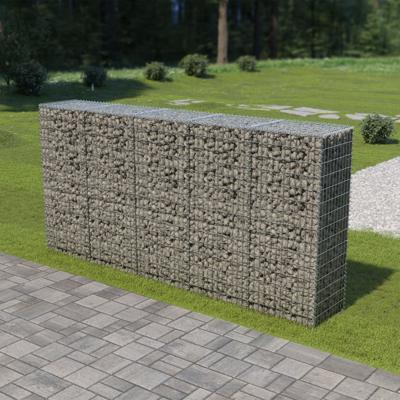 Schanskorfmuur met deksels 300x50x150 cm gegalvaniseerd staal